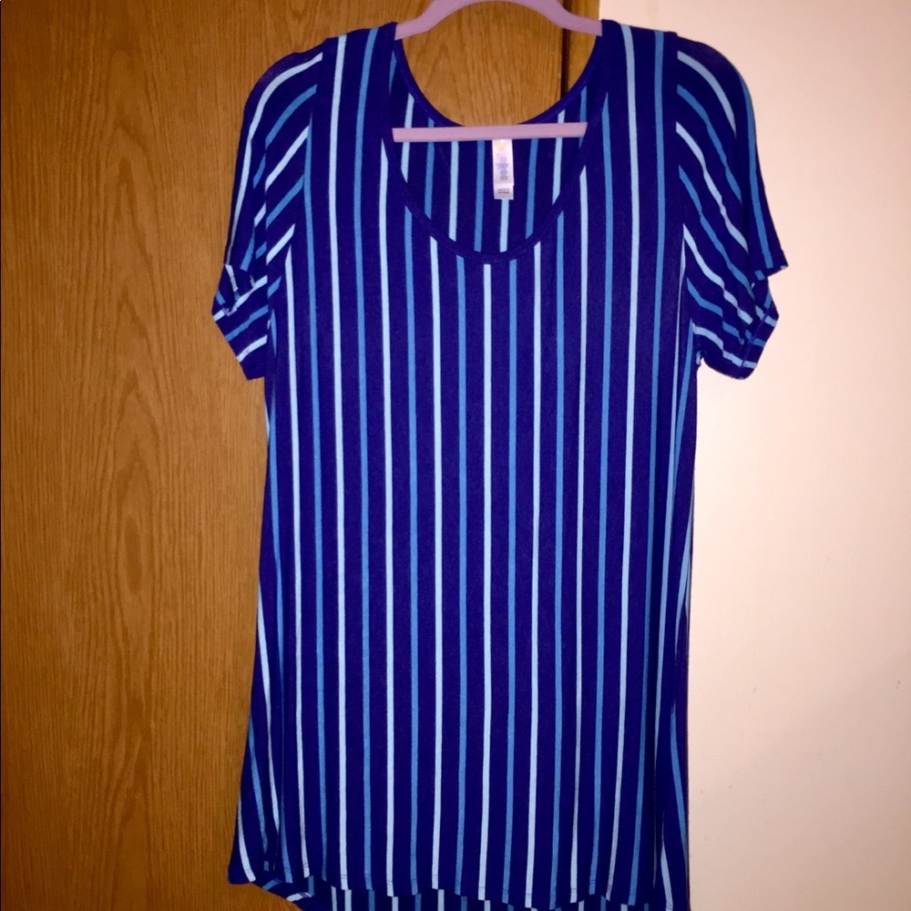 Classic Blue Pinstripe Tee